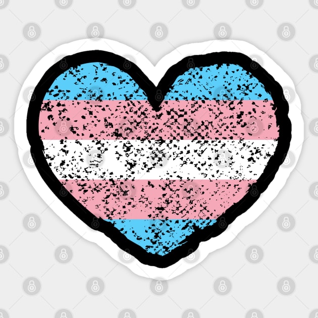 Trangender Pride Flag Sticker by BrightGift